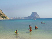 Badebucht Puerto Blanco in Calpe