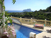 Caalpe Ferienhaus mit Meerblick Benissa