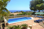 Ferienhaus in Javea mit Meerblick in Balcon al Mar